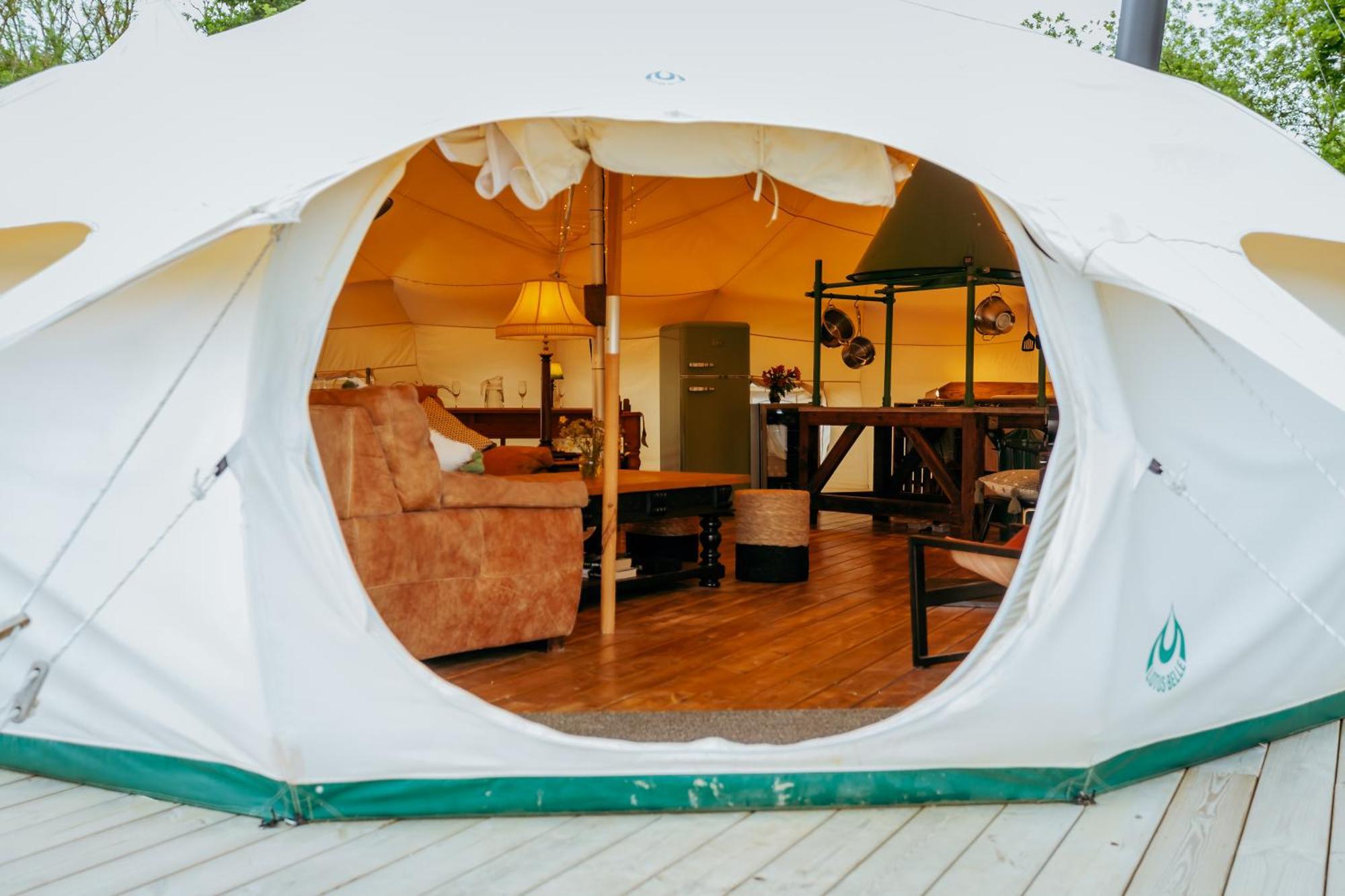 Luxury Glamping Retreat In Battle Villa Exteriör bild