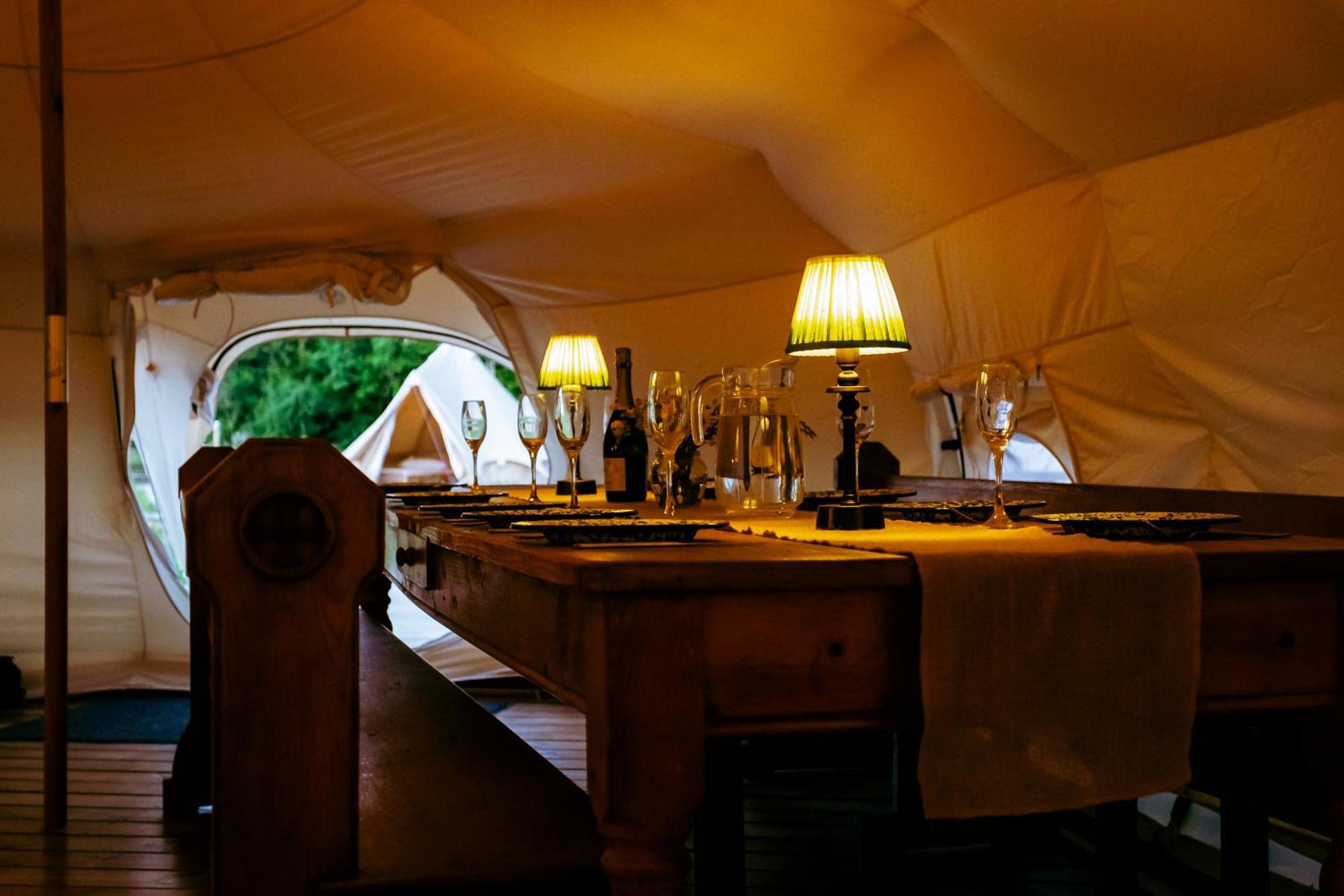 Luxury Glamping Retreat In Battle Villa Exteriör bild