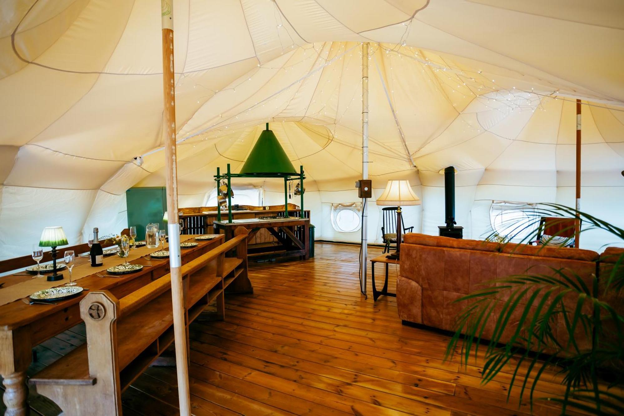 Luxury Glamping Retreat In Battle Villa Exteriör bild