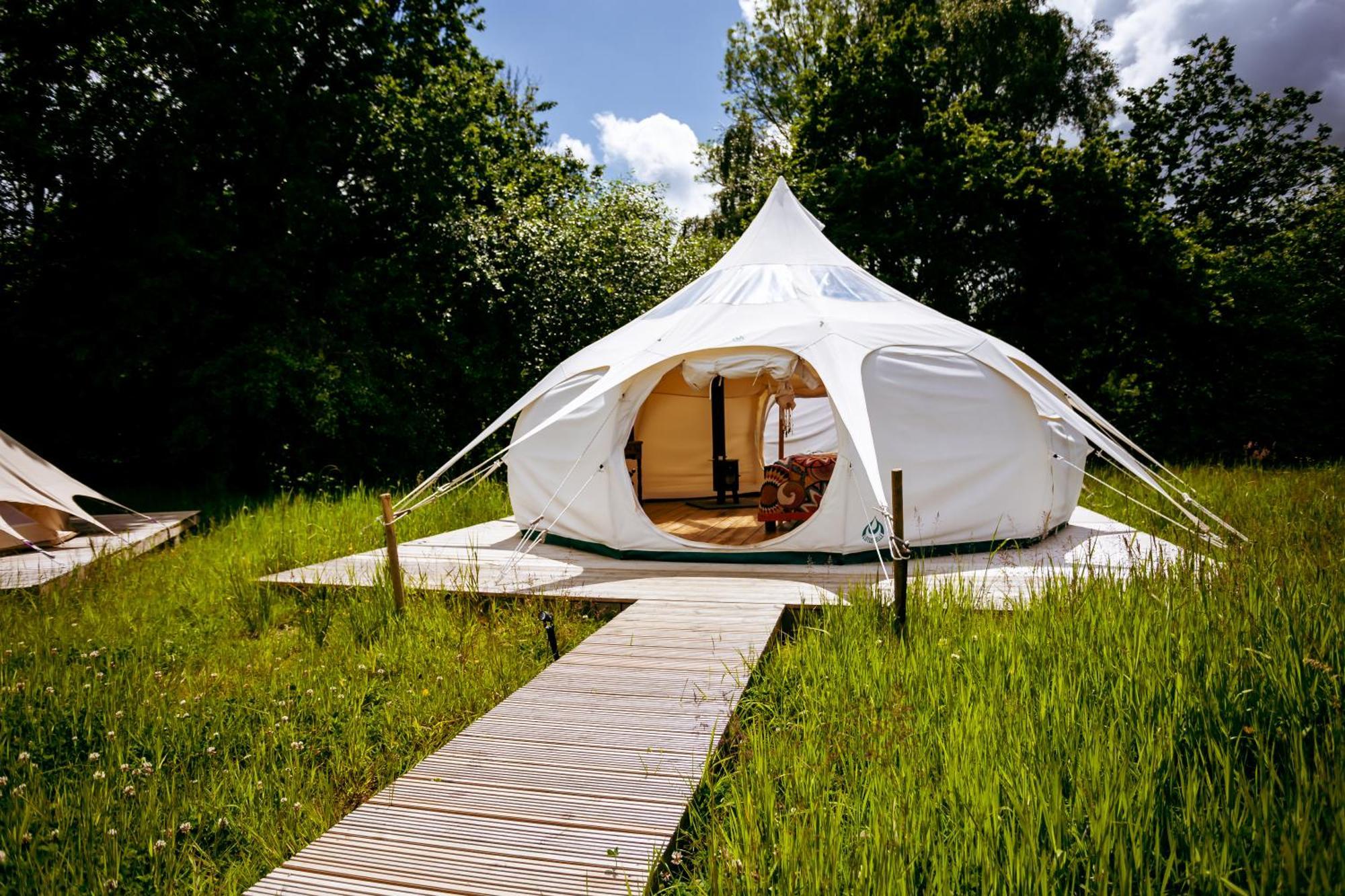 Luxury Glamping Retreat In Battle Villa Exteriör bild