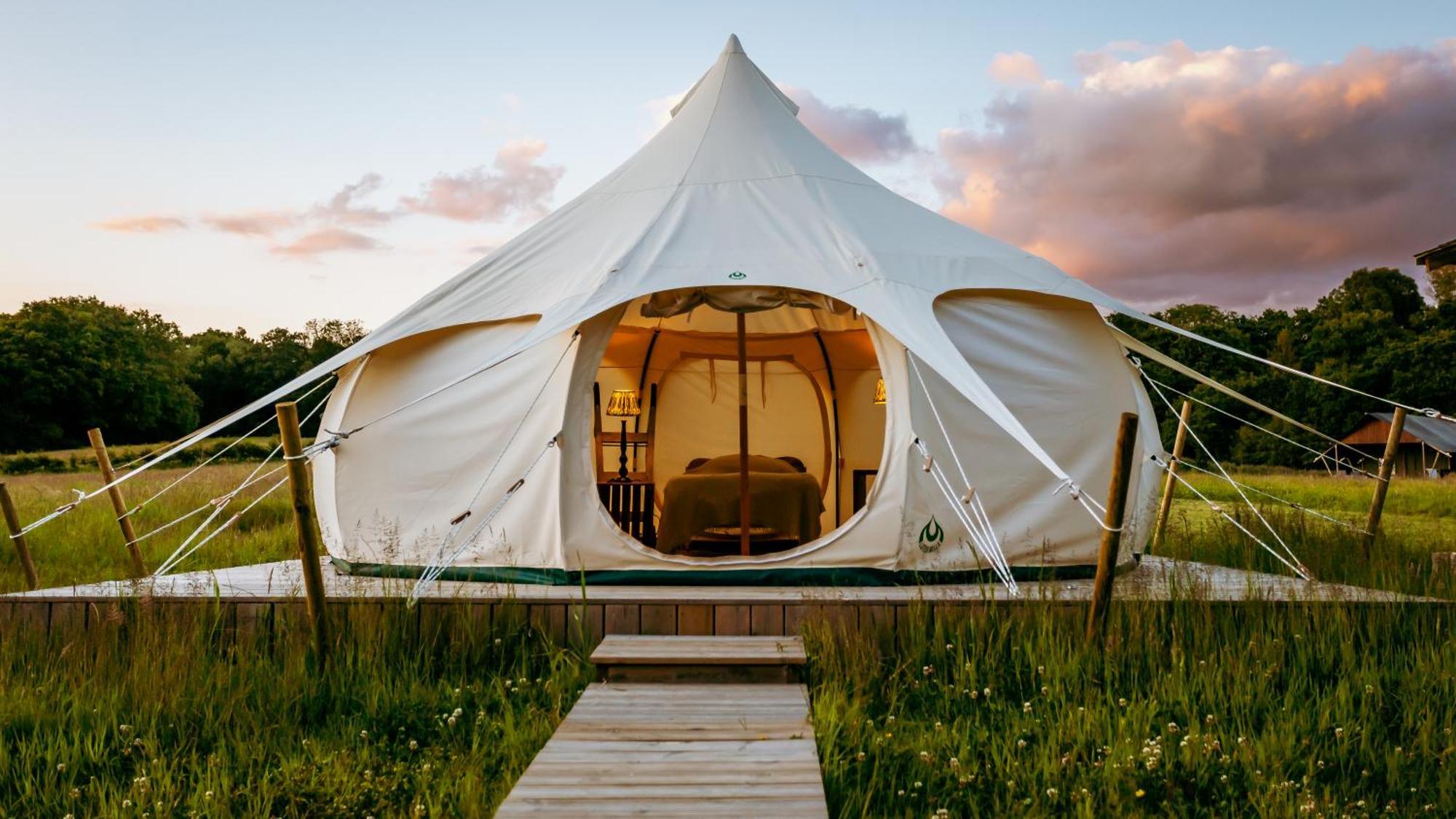 Luxury Glamping Retreat In Battle Villa Exteriör bild
