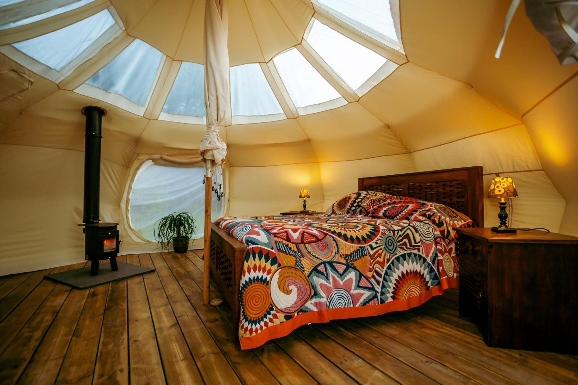 Luxury Glamping Retreat In Battle Villa Exteriör bild