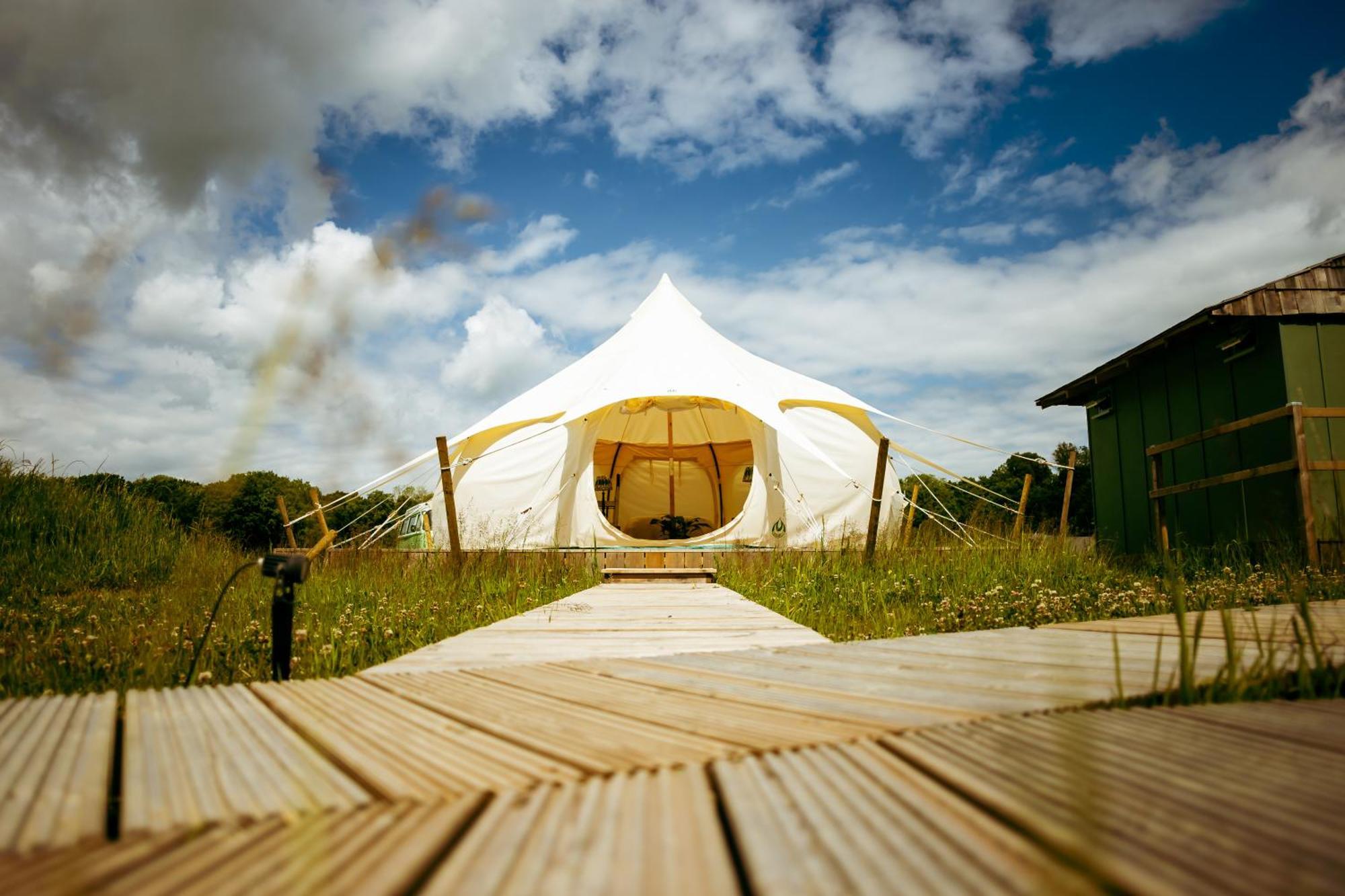 Luxury Glamping Retreat In Battle Villa Exteriör bild