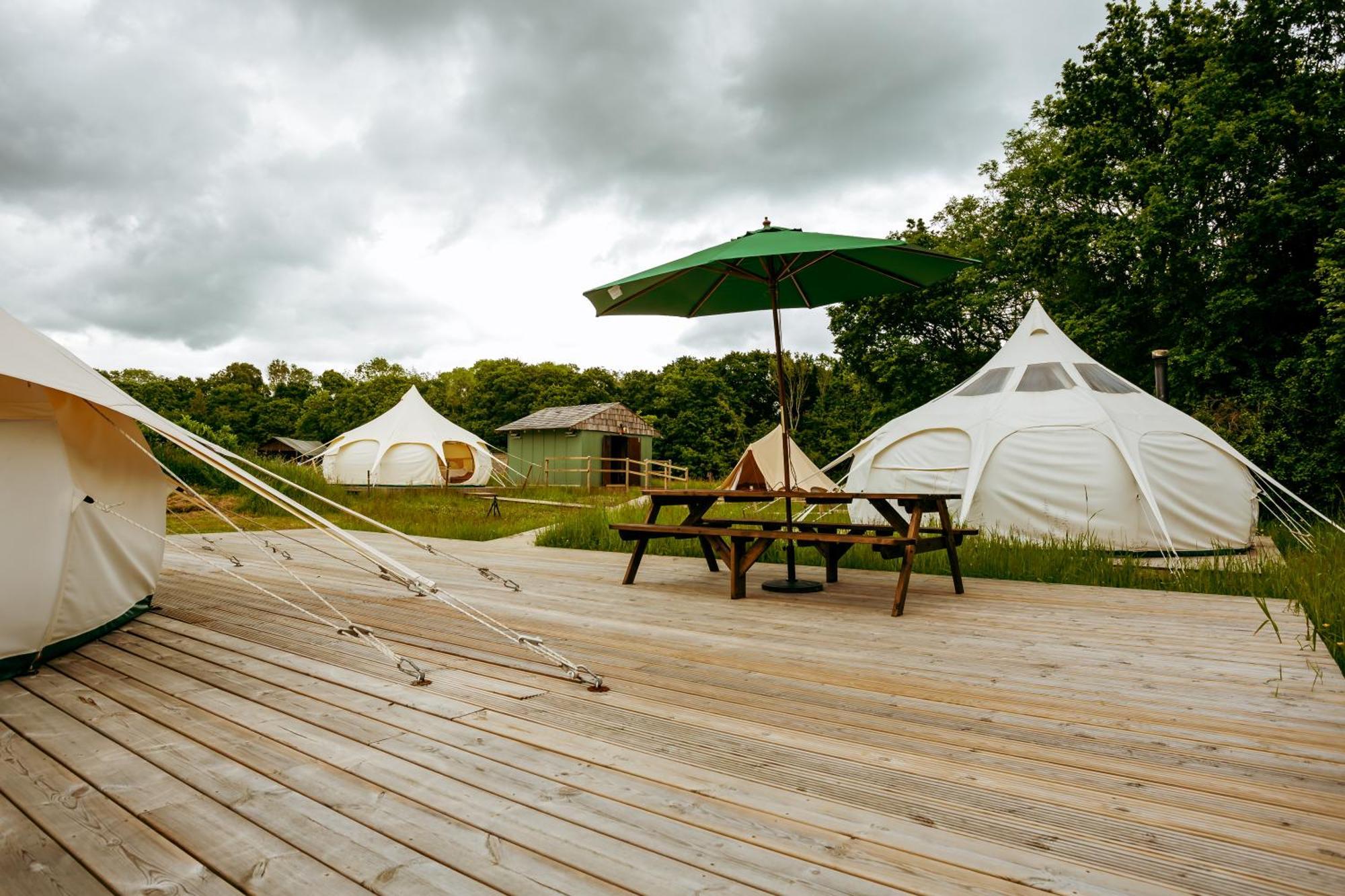 Luxury Glamping Retreat In Battle Villa Exteriör bild