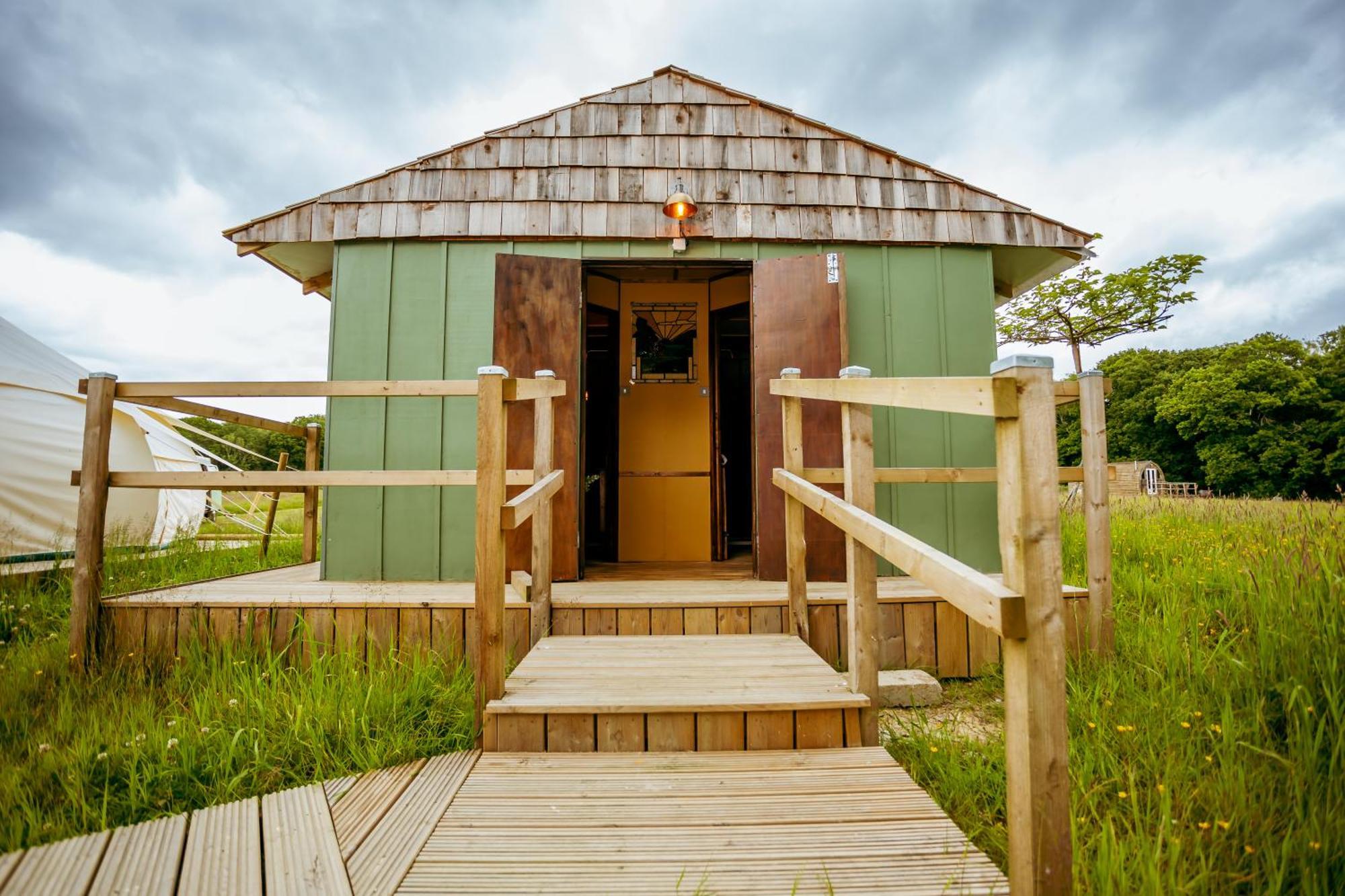 Luxury Glamping Retreat In Battle Villa Exteriör bild