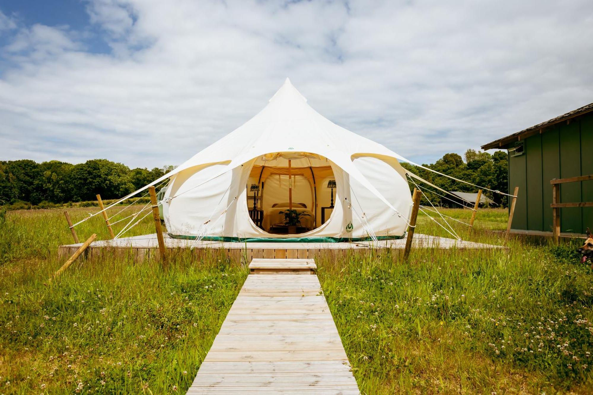 Luxury Glamping Retreat In Battle Villa Exteriör bild