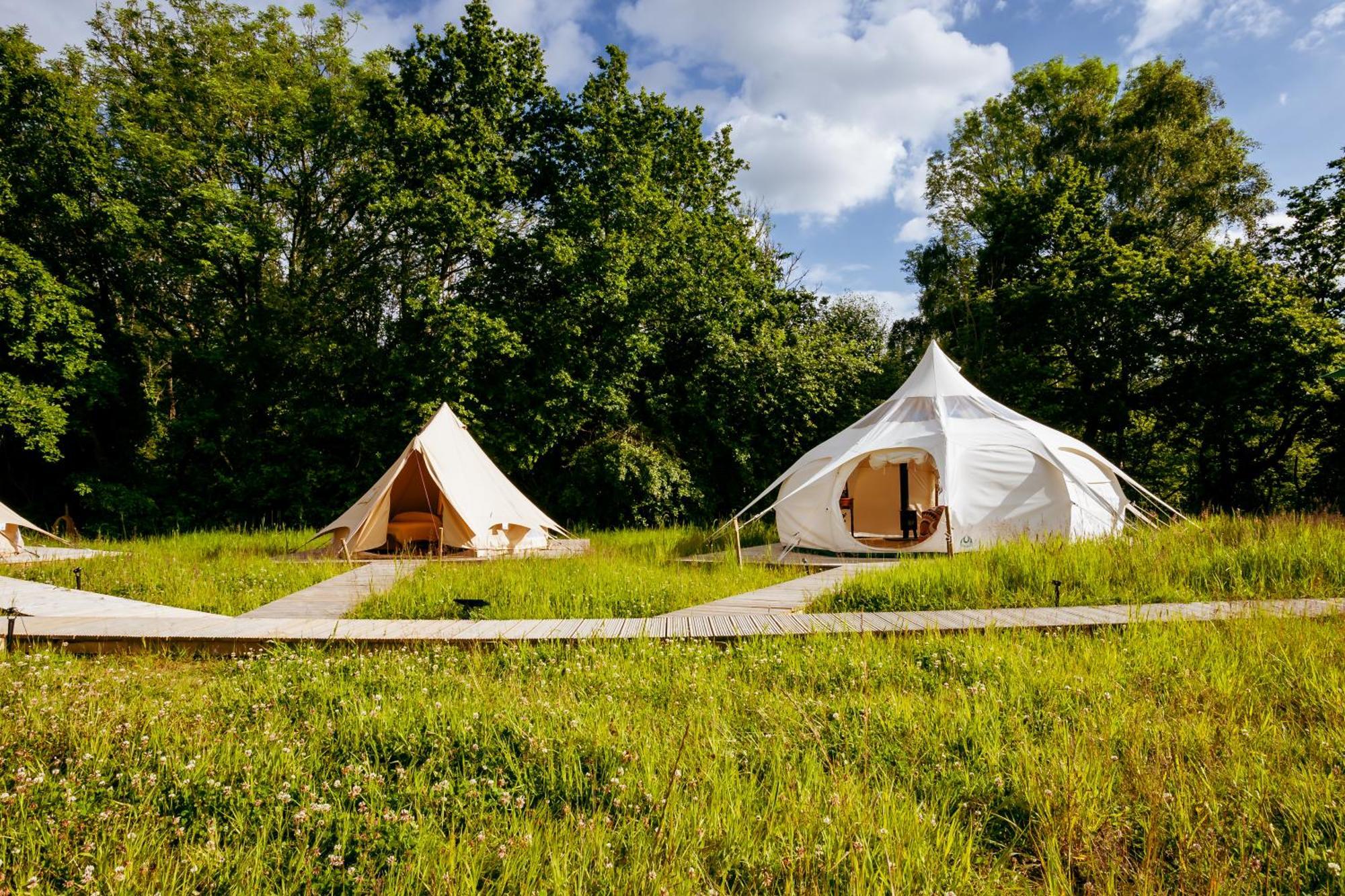 Luxury Glamping Retreat In Battle Villa Exteriör bild
